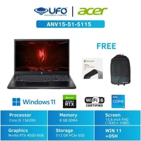 Ufoelektronika Acer ANV15-51-5115 Laptop Nitro V 15 Gaming 