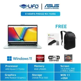 Asus Laptop E1404FA-FHD322 R3-7320U 8/256 Grey