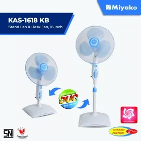 Miyako Kipas Angin Standing 2 IN 1  KAS1618KB