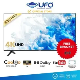 Coocaa 55 Inch 4K Uhd Smart Led Tv 55S3U-PRO