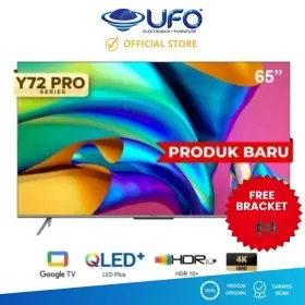 Ufoelektronika Coocaa 65 Inch Led Qled Android Tv 65Y72PRO 