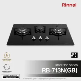 Rinnai Kompor Tanam 3 Tungku RB713N(GB)