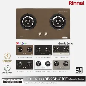 Rinnai Kompor Tanam Built In Hob RB2GHC(CF)