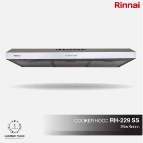 Rinnai Slim Cooker Hood 90cm Stainless Steel RH229SS