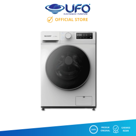 Ufoelektronika Sharp Mesin Cuci Front Loading 8 Kg Inverter ESFL1480MWX