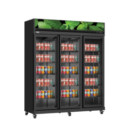 GEA Showcase Display Cooler 1180 Liter EXPO-1180 IC Black