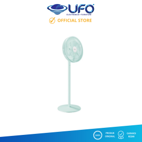 GREE Stand Fan Kipas Angin Berdiri dan Duduk 14 Inch Wind Green Fan GCF-14iGN