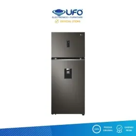 LG Kulkas 2 Pintu 410L Gross / 363L GNF372PXAK 