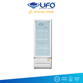 Ufoelektronika Midea Showcase Tempered Glass 186 Liter MDRZ262FGG30-ID