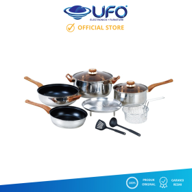 Ufoelektronika Oxone Panci Stainless Steel Set 8 pcs kitchen tools OX911