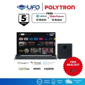 Ufoelektronika Polytron 32 inch HD Ready Smart Cinemax Google LED TV PLD32BG9058