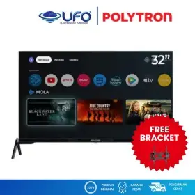 Ufoelektronika Polytron 32 Inch Smart Cinemax Google TV PLD32RG9059 