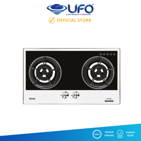 Ufoelektronika Rinnai Kompor Tanam Built In Hob Mirror Black RB2GHC(MB)