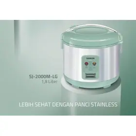 Sanken Rice Cooker 3 in 1 1.8 Liter SJ2000M-LG