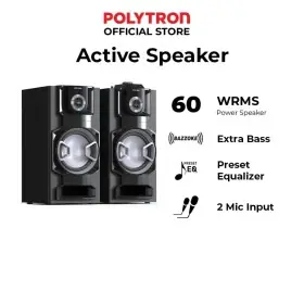 Polytron 8 Inch Bluetooth Speaker Aktif Karaoke PAS8E12 