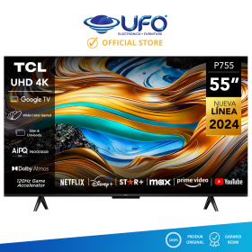 TCL 55 Inch 4K Uhd Hdr10+ Google Tv Dolby Vision Atmos 55P755 