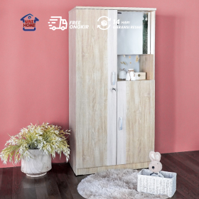 Uni Home - Lemari Pakaian 2 Pintu UH 1806-2 