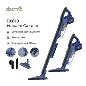 Deerma Hand-held Portable Vacuum Cleaner 2-in-1 Penyedot Debu  DX810 