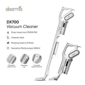 Deerma Handheld Vacuum Cleaner home penyedot debu DX700 2-In-1 