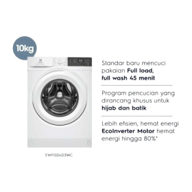 Electrolux Mesin Cuci Front Loading 10 Kg EWF1024D3WC