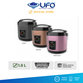 Ufoelektronika Maspion Rice Cooker Magic com Anti Gores Kapasitas 1,8 Liter MRJ1892BS