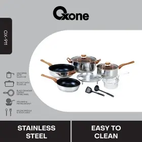 Oxone OX911 Panci Stainless Steel Set 8 pcs kitchen tools