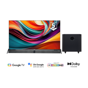 Polytron 50 Inch Smart Cinemax Soundbar Google TV 4K UHD PLD50BUG5058