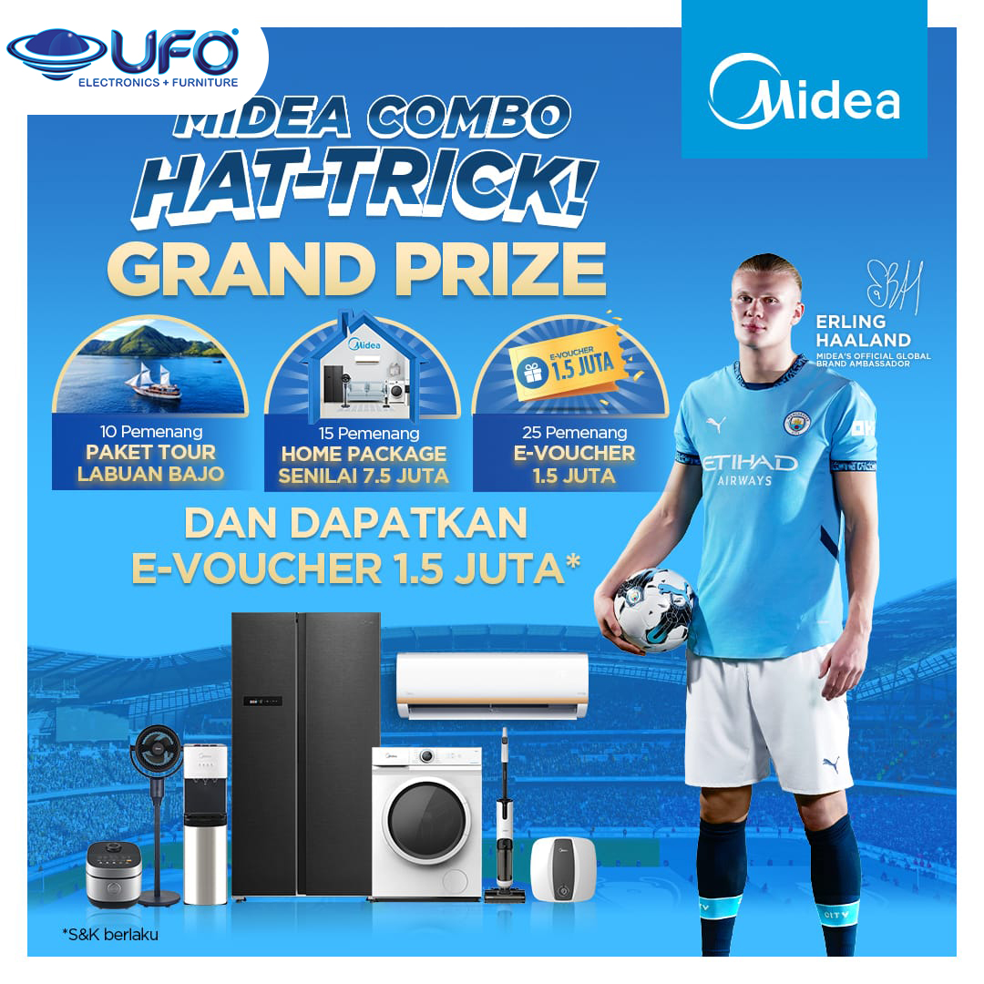 MIDEA COMBO HAT-TRICK!